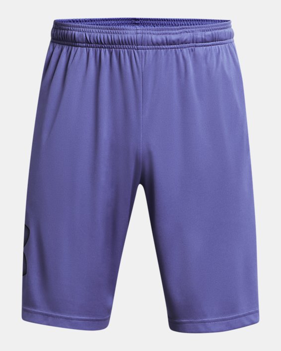 男士UA Tech™ Graphic短褲 in Purple image number 4